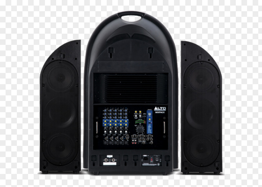Laptop Alto MixPack Express Portable PA System Subwoofer Sound Reinforcement Loudspeaker Enclosure PNG