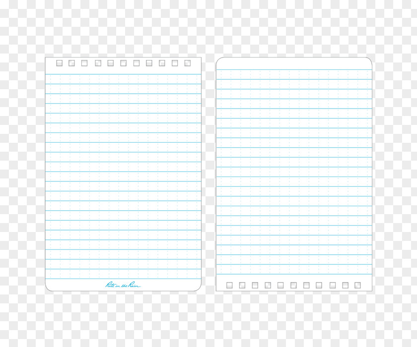 Spiral Wire Notebook Paper Font PNG