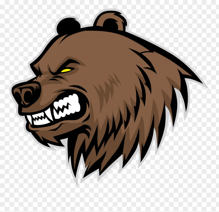 Bear Head Pattern Grizzly Royalty-free PNG