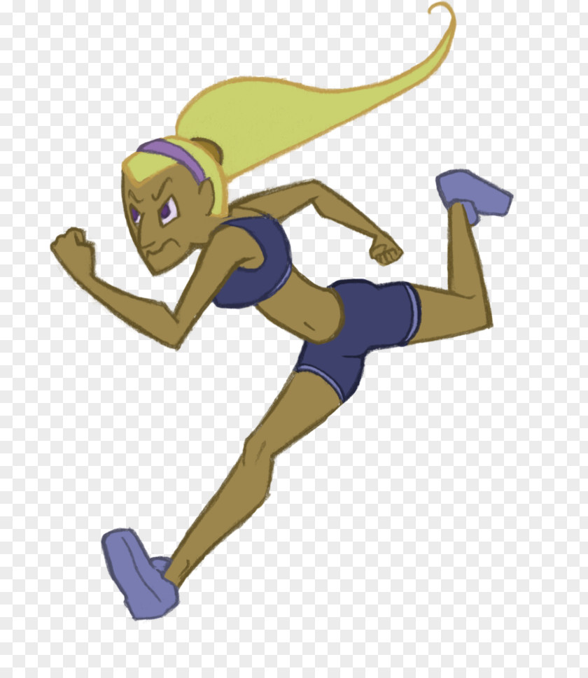 Drawing Athletes Cartoon Sprint Clip Art PNG