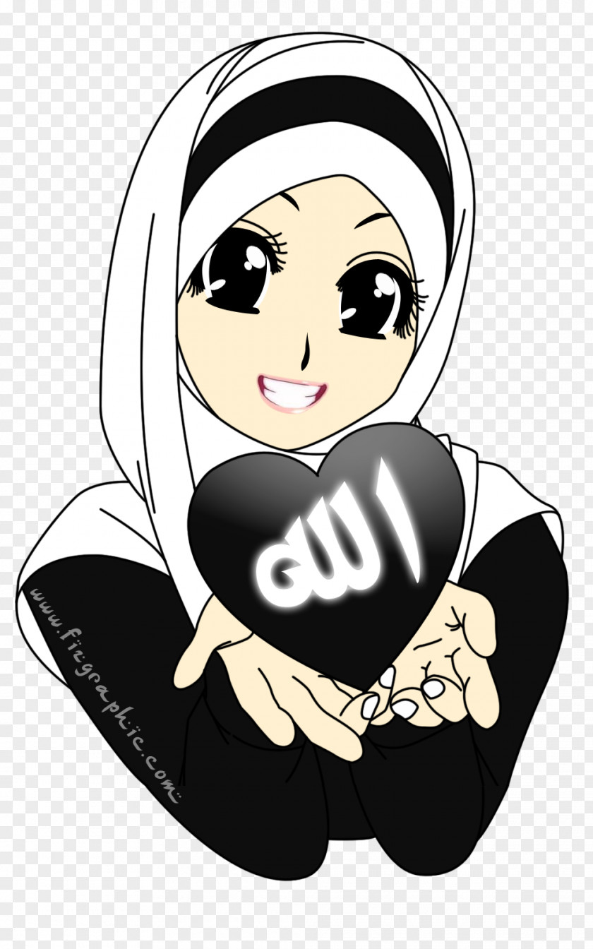Hijab Islam Muslim Girl Quran PNG Quran, doodle, woman holding heart illustration clipart PNG