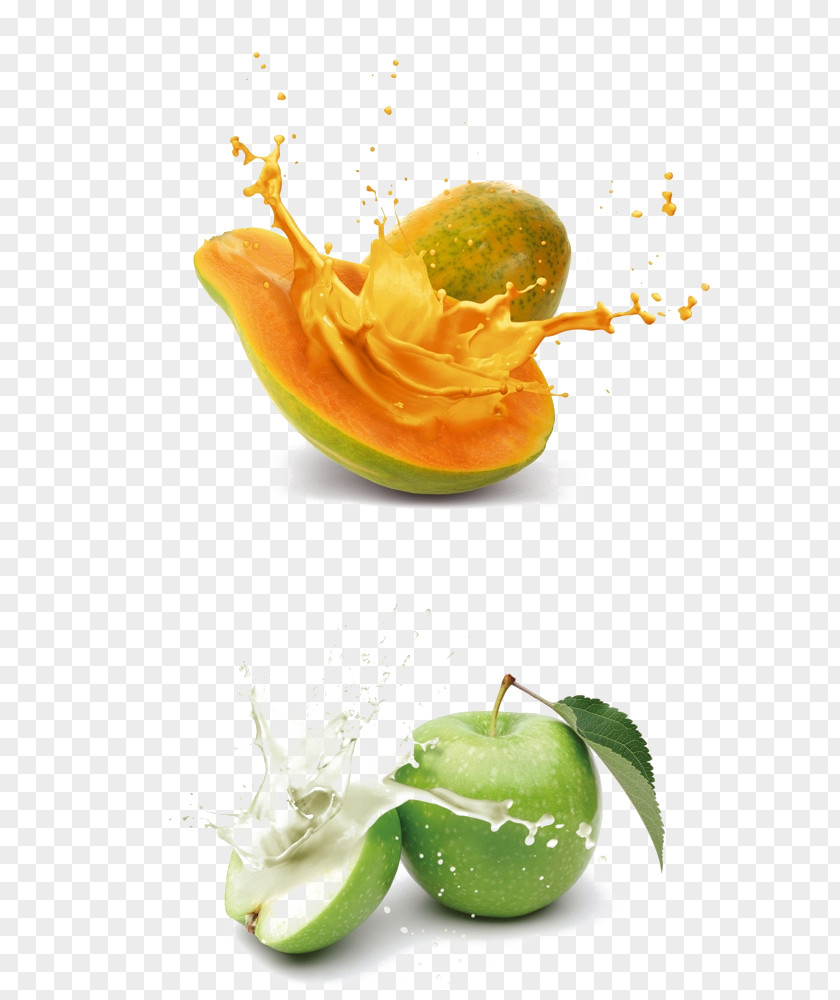 Papaya Juice Organic Food Fruit PNG