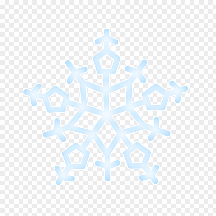 Snowflake Line Pattern PNG