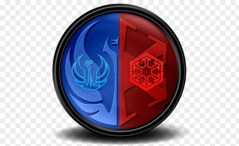 Star Wars The Old Republic 8 Circle Electric Blue Font PNG