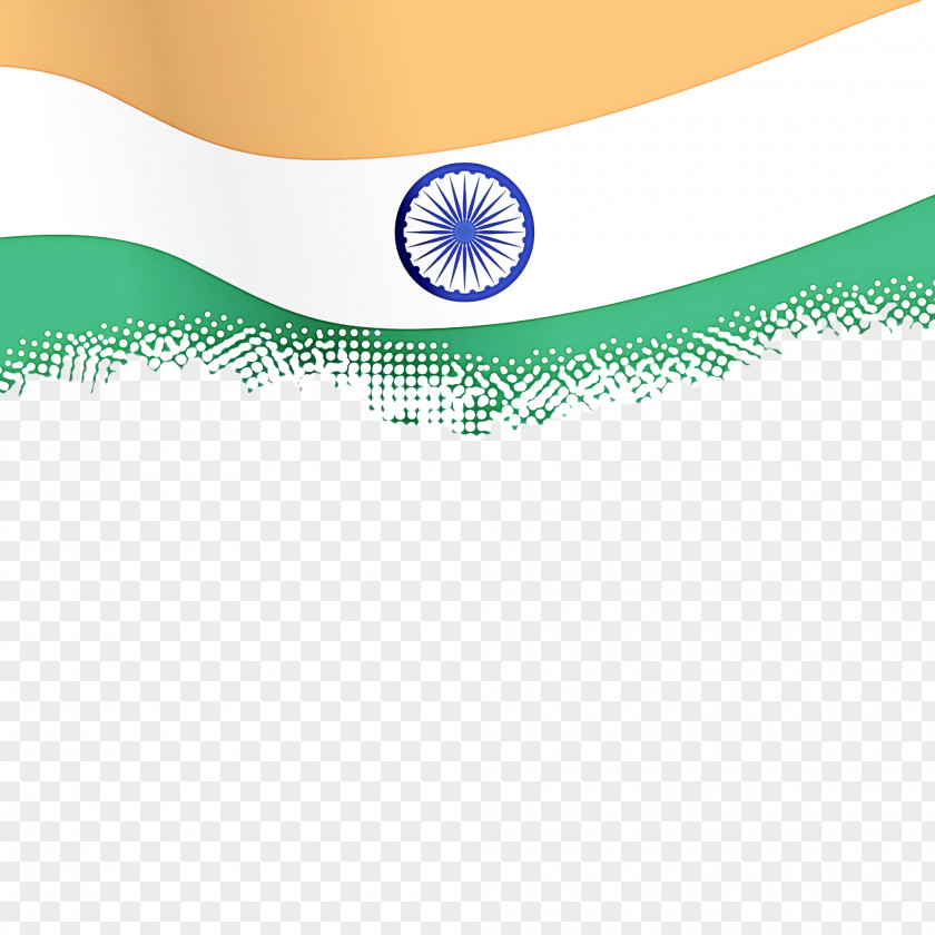 Text Green India Independence Day Background PNG