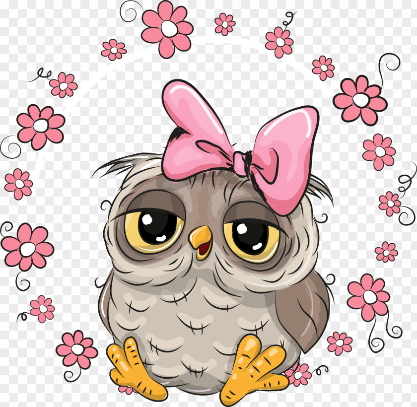 Vector Cute Owl Stock Illustration IStock PNG