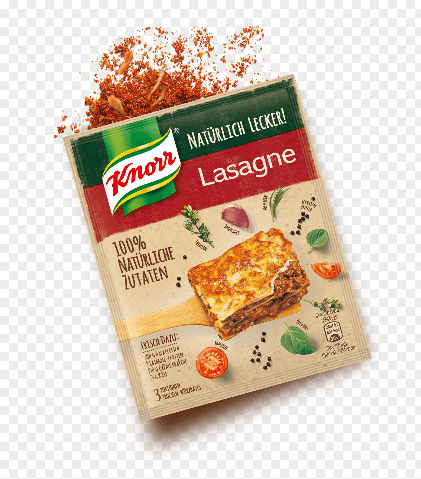 Vegetarian Cuisine Lasagne Bolognese Sauce Recipe Knorr PNG