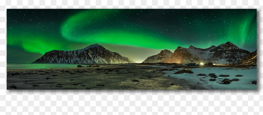 Aurora Boreal Lofoten Photography Sky Flakstad PNG