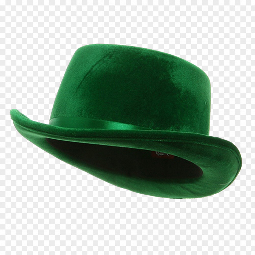 Fancy Hat Photos Green PNG