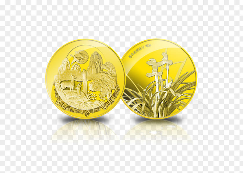 Korea Traditional Coin PNG