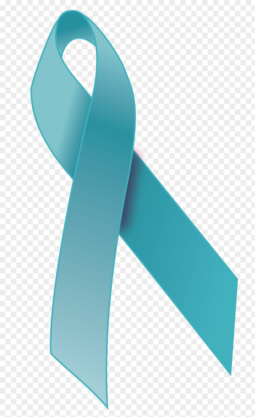 Lymphoma Ribbon Color Awareness Cancer Teal PNG