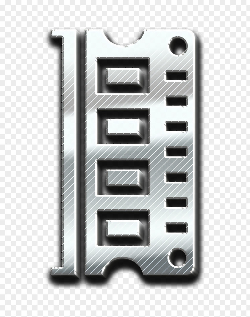 Metal Rectangle Access Icon Card Computer PNG