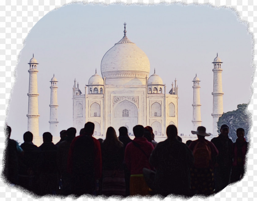 Taj Mahal Mandav Monument New7Wonders Of The World Mausoleum PNG