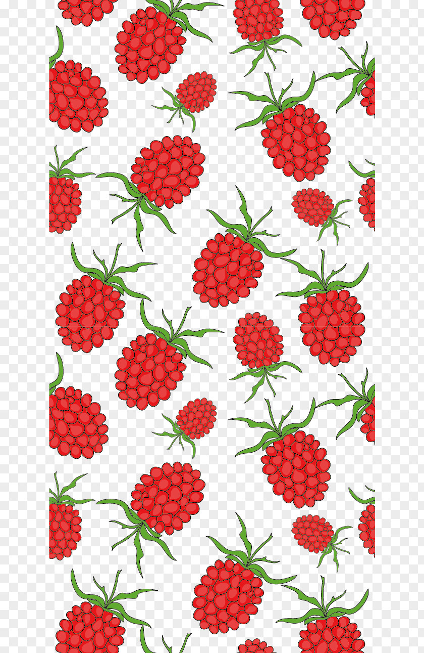 Vector Raspberry Red PNG