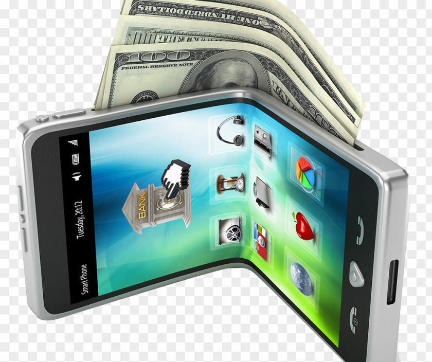 Mobile Phone Electronics Mall Digital Wallet Currency Payment Google Pay Send PNG