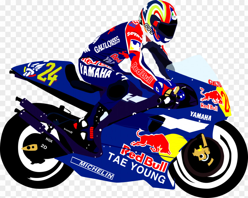Motorcycle Racing MotoGP Euclidean Vector PNG