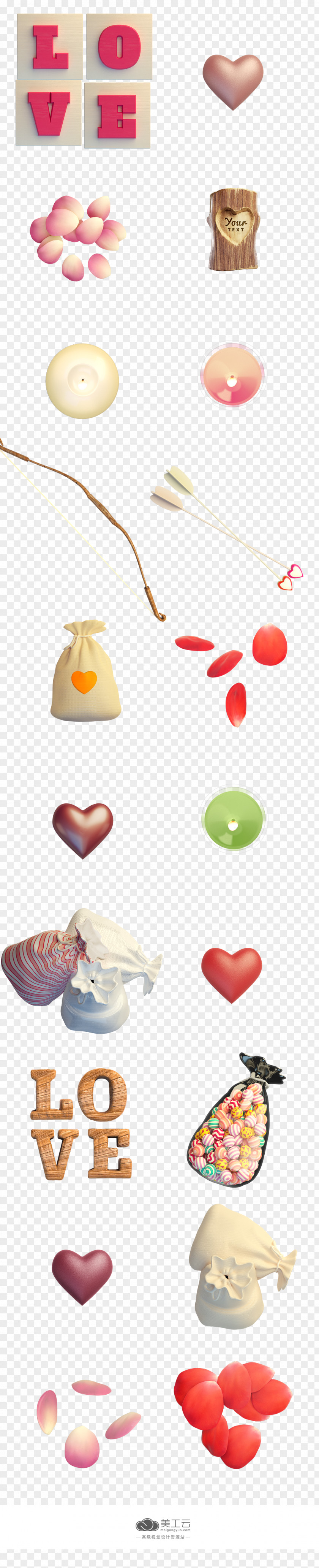 Valentine's Day Decorations Download Clip Art PNG