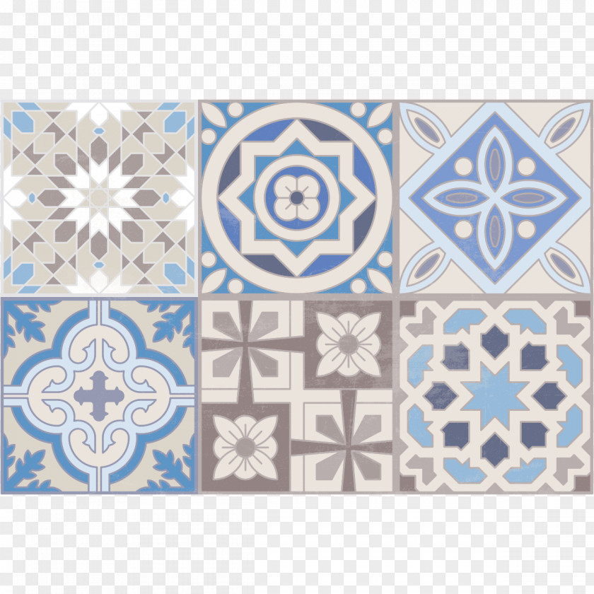 Floor Sticker Carrelage Azulejo Cement Tile PNG