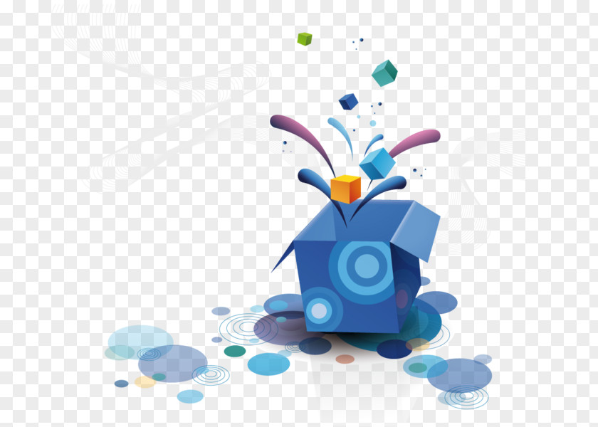 Design Graphic Arts Box PNG