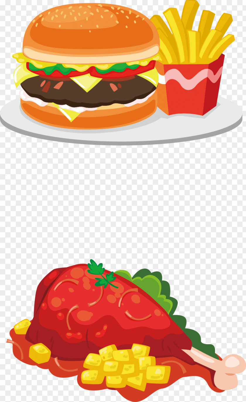 Hamburg Decorative Design Exquisite Patterns Fast Food Hot Dog Hamburger Breakfast Indian Cuisine PNG