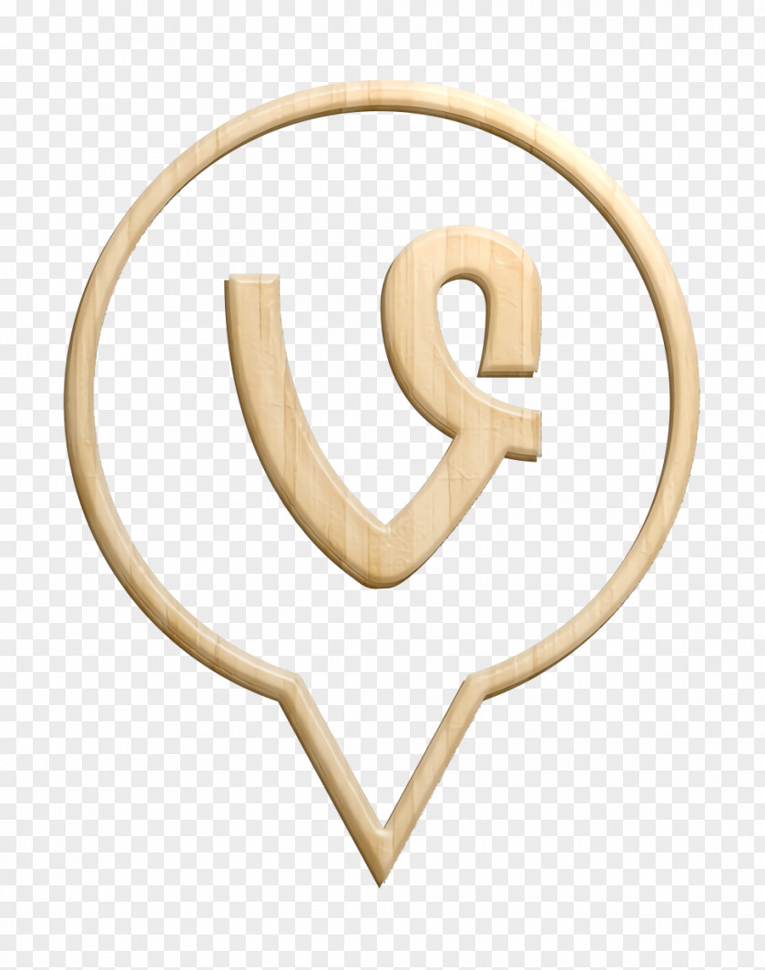 Heart Symbol Pin Icon PNG