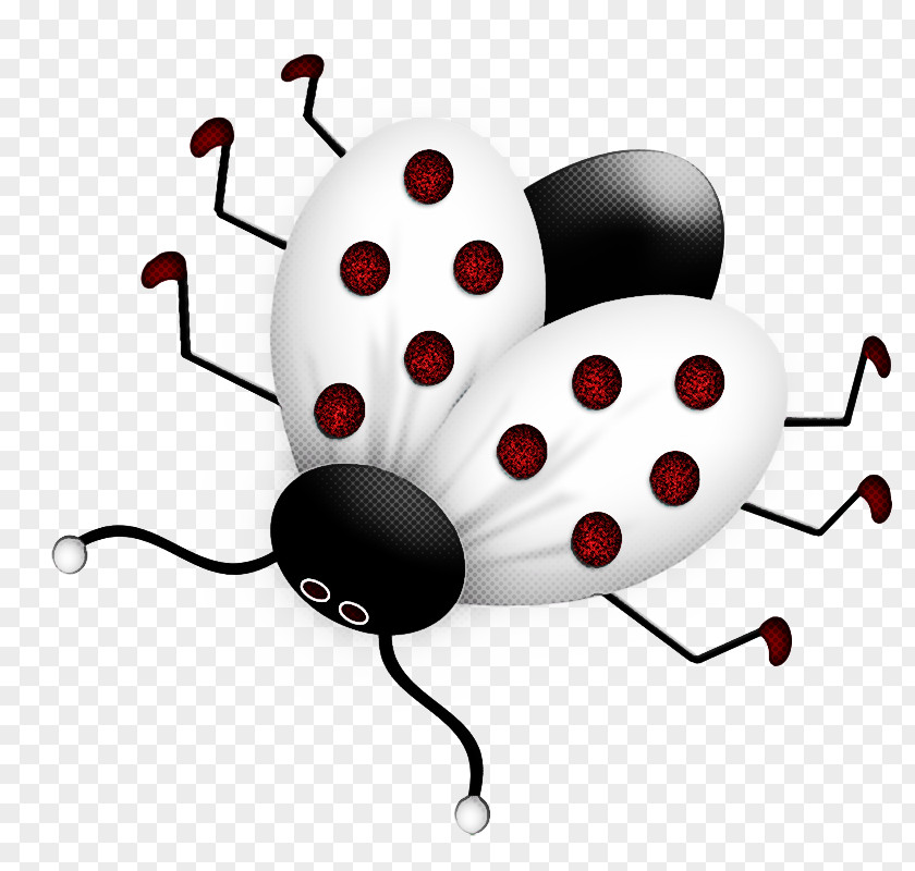 Ladybird Beetle Black & White - M / Bienvenue Dans Ma Maison Fan PNG