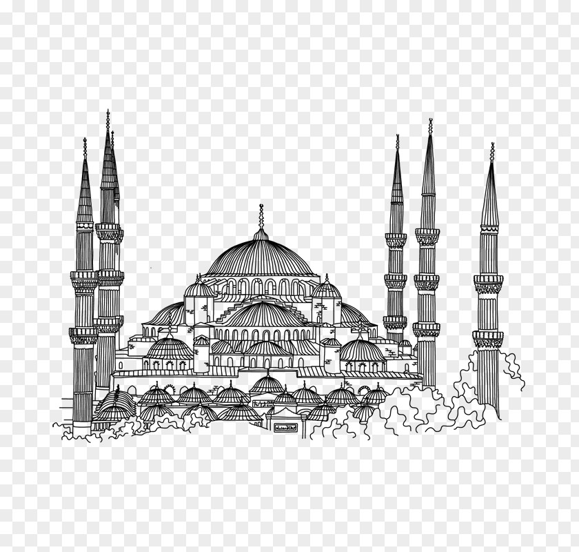 Cathedral Sultan Ahmed Mosque Of Cordoba Hagia Sophia Drawing PNG