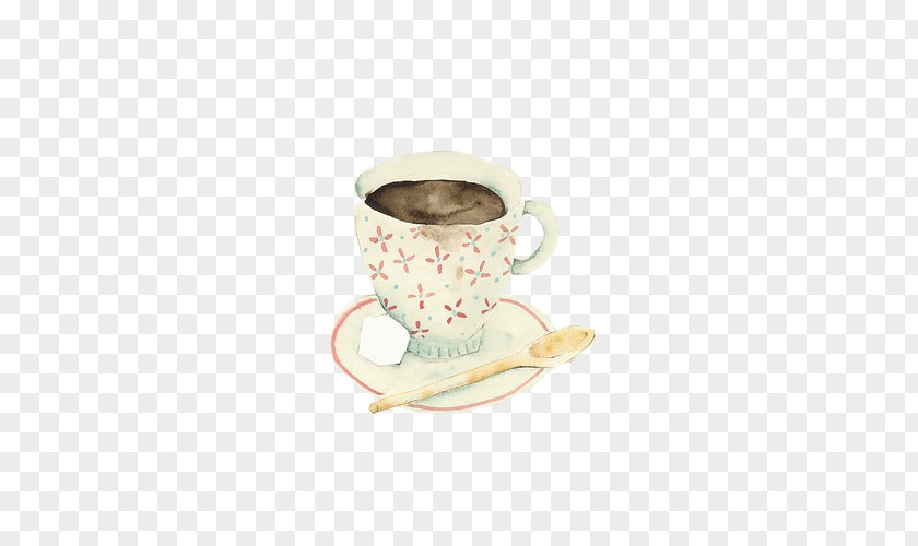 Drink Ring Coffee Cup Tea Latte Art Design PNG