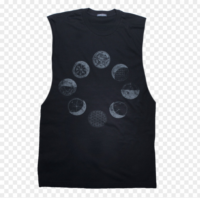 T-shirt Gilets Lunar Phase Moon PNG