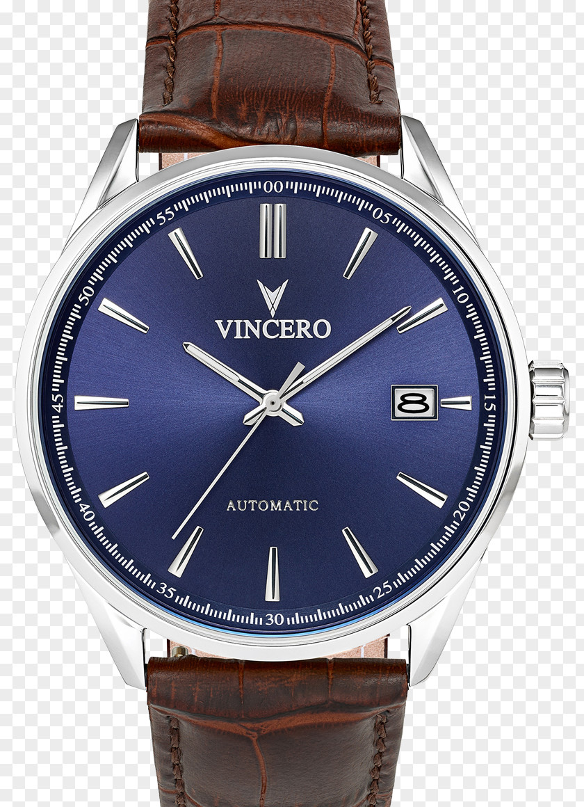 Watch Strap Leather Blue PNG