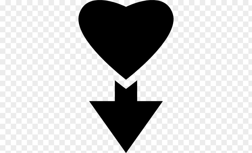 Arrow Heart Button PNG