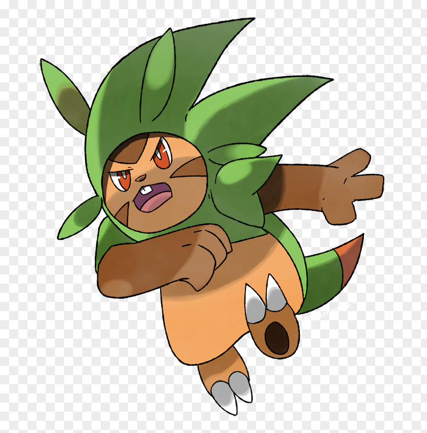 Grass Sprite Illustration Quilladin Chespin Pokémon Coloring Book PNG