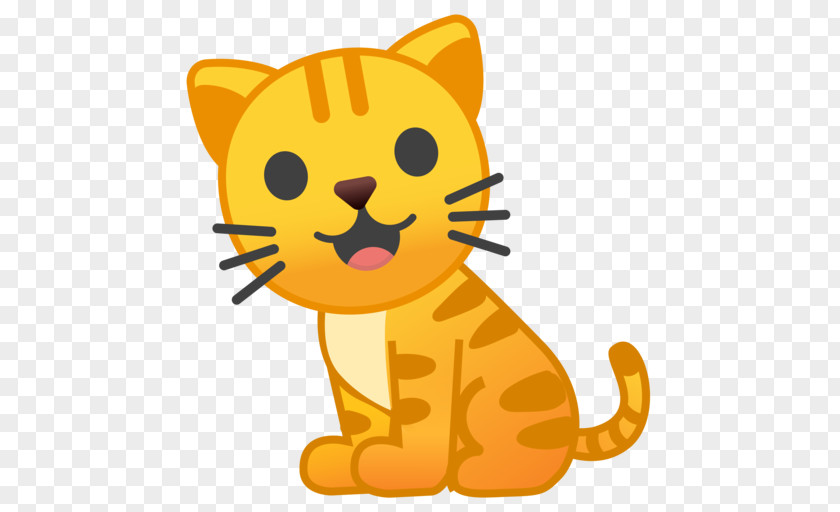 Oreo Vector Cat Kitten Emoji Android PNG