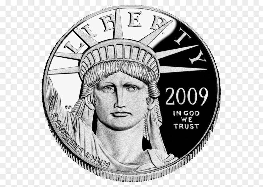 Coin American Platinum Eagle Precious Metal PNG