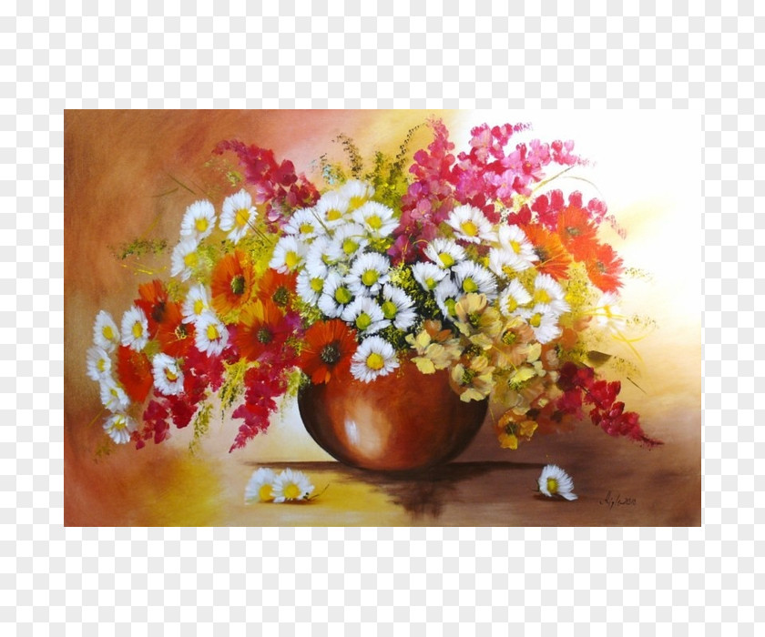 Gustav Klimt Flower Bouquet Cut Flowers Painting Still Life PNG
