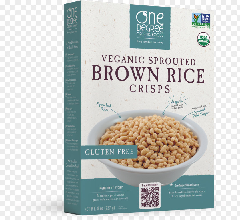 Brown Rice Breakfast Cereal Krispies Treats Organic Food PNG