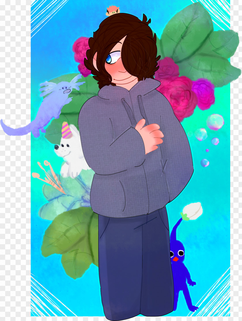 Flower Character Fiction Clip Art PNG