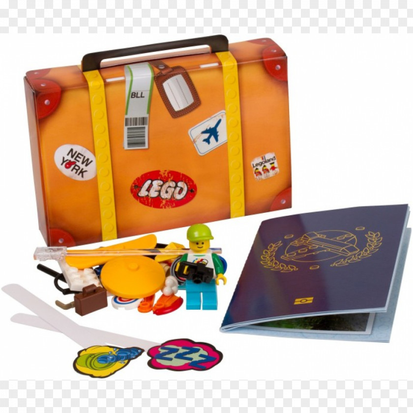 Lego Canada Minifigure Suitcase Travel Bag PNG