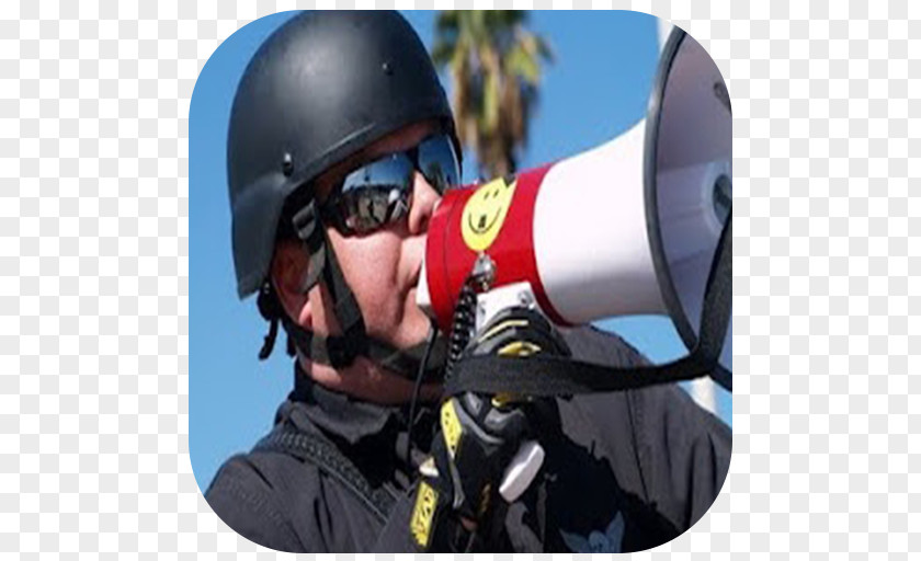 Police Siren Megaphone Bicycle Helmets App Store PNG