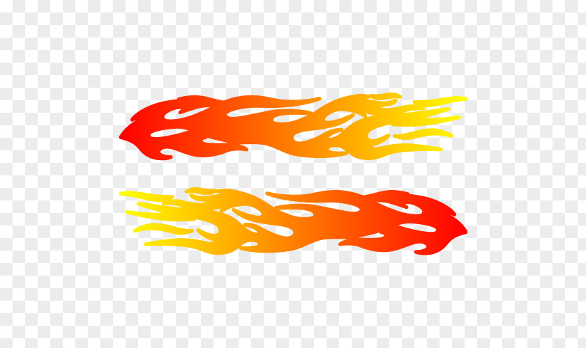 Car Tuning Sticker Flame Color PNG
