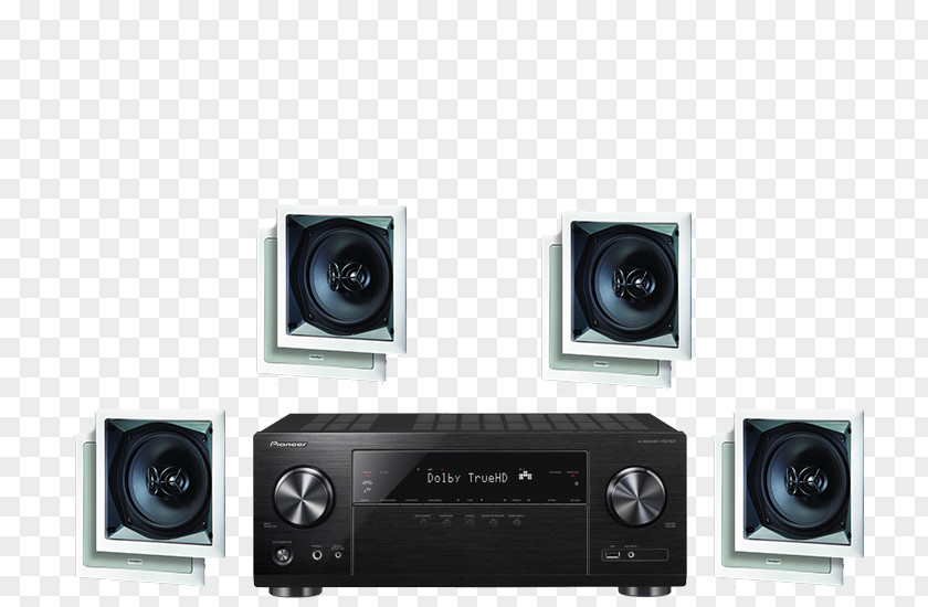 Stereo Wall AV Receiver Ultra-high-definition Television Video Scaler Home Theater Systems Pioneer Corporation PNG