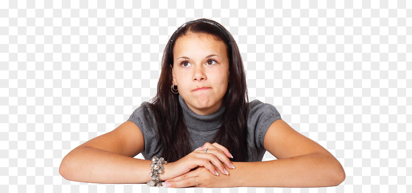 Woman Thought Female Stock Photography PNG