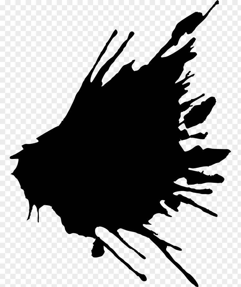Black And White Paint Clip Art PNG