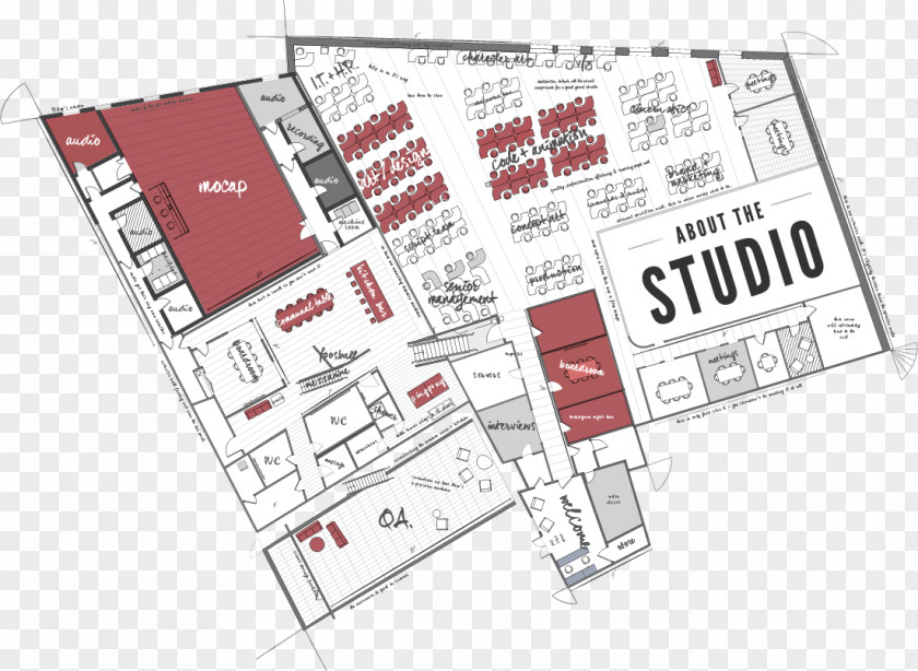 Breakfast In Kind Batman: Arkham Asylum Floor Plan Rocksteady Studios Architectural Drawing PNG