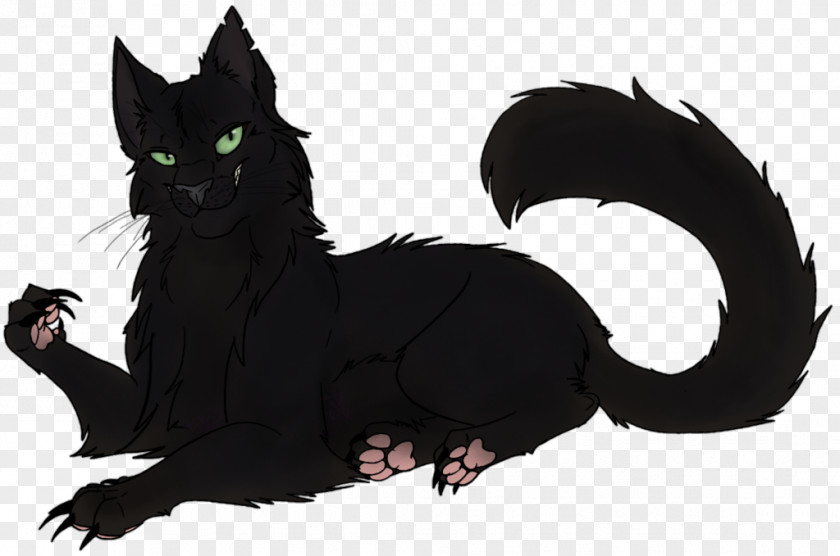Cat Cats Of The Clans Warriors Black Yellowfang PNG