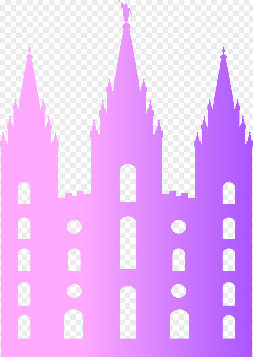 Purple Dream Castle Salt Lake Temple Church Office Building Logan Utah Portland Oregon PNG