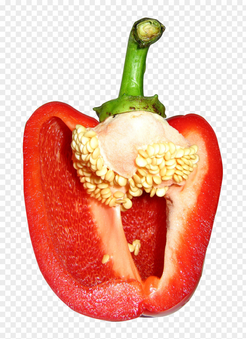Actual Product Red Pepper Bell Seed Chili Vegetable Avocado PNG