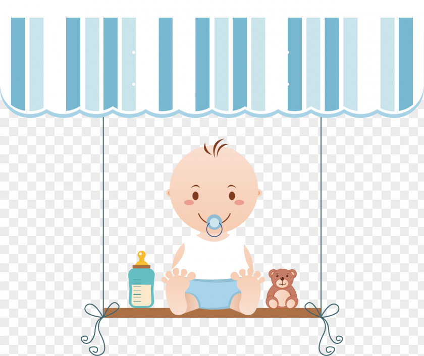 Baby Swing Vector Material PNG