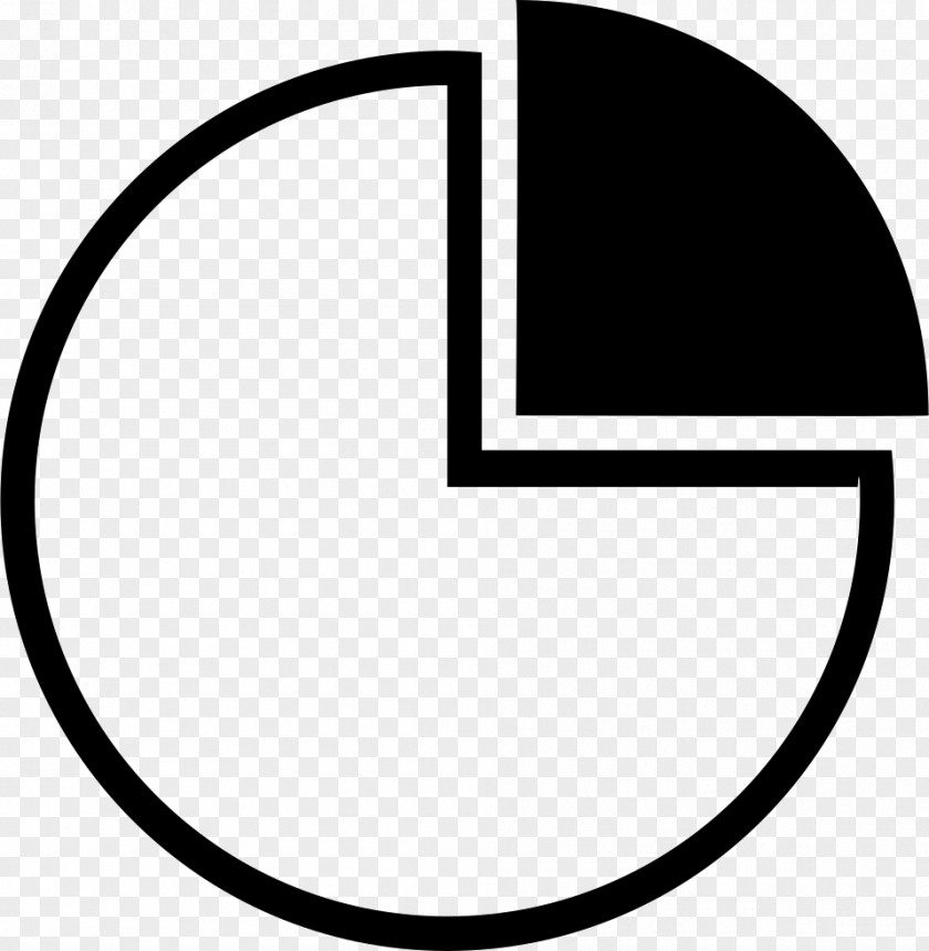 Black And White Icon Pie Chart Diagram Clip Art PNG
