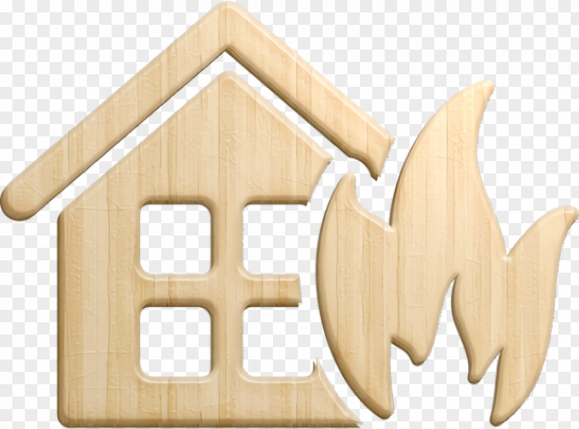 Burning House Icon Buildings Fireman PNG